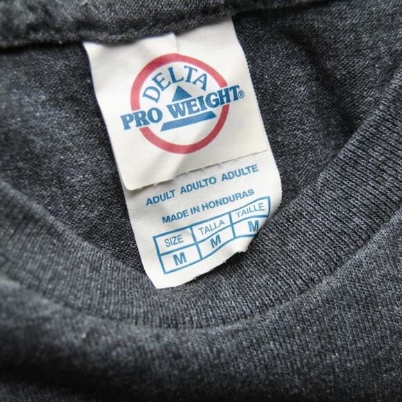 McDonald's Menu Hack Delta Pro Gray Short Sleeve Crew Shirt Medium - Picture 4 of 4